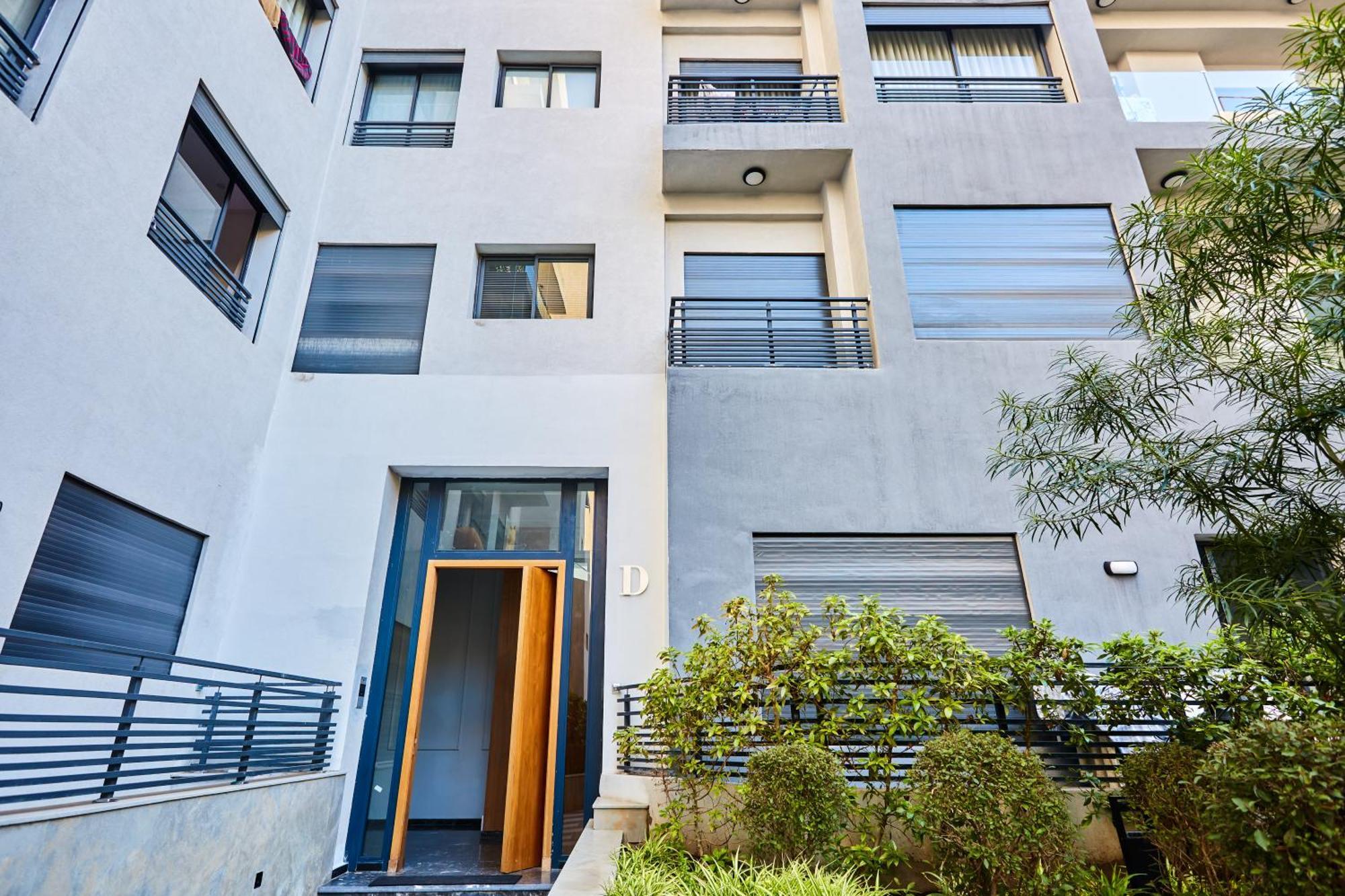 Sleek And Modern 2-Bed Unit In Downtown Casa Apartment คาซาบลังกา ภายนอก รูปภาพ